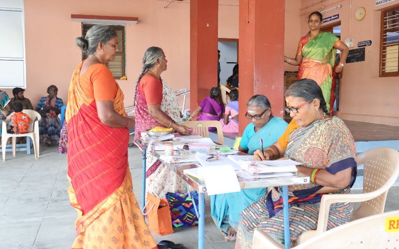 Free medical services provided at dispensary